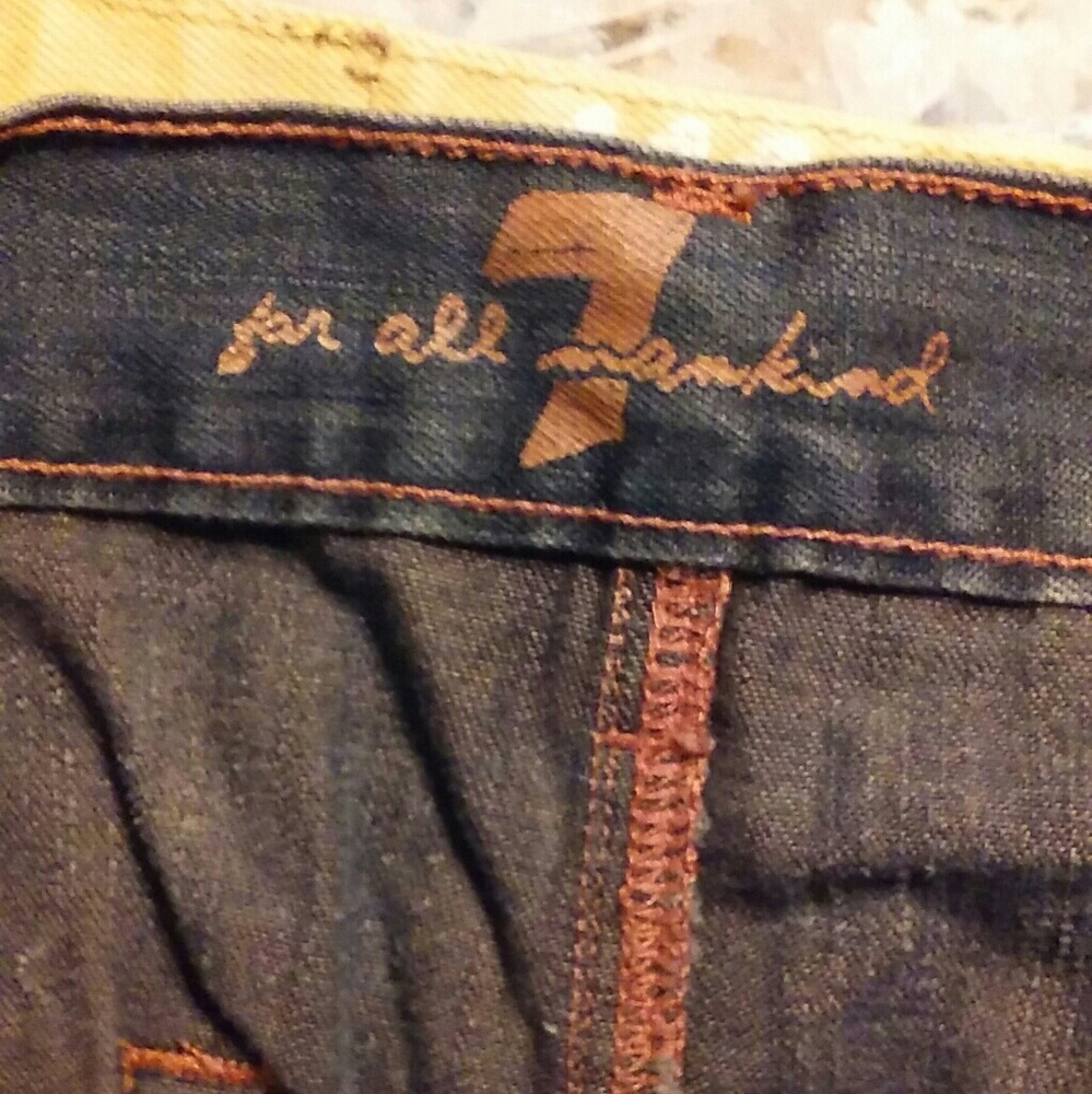 7 for All Mankind denim skirt - Picture 7 of 7